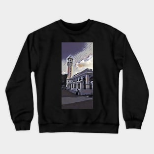 Beautiful Gray building Art Crewneck Sweatshirt